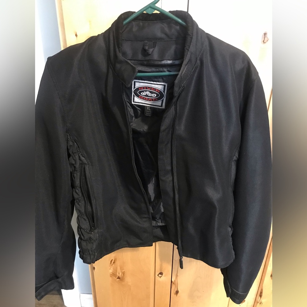 River Road Womans Mesh Riding Jacket with shoulder armor